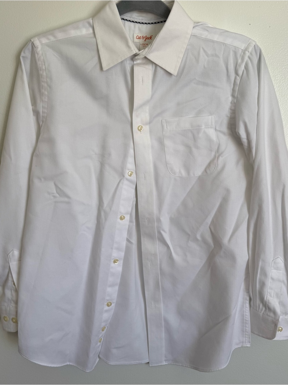 Cat & Jack White Classic kids Dress Shirt